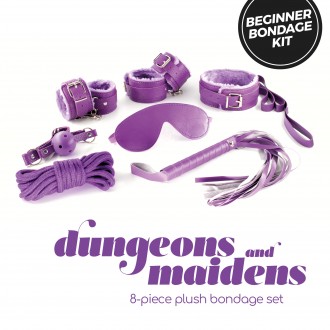 KIT BDSM DUNGEONS & MAIDENS MORADO CRUSHIOUS