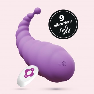 COCOON HUEVO VIBRADOR RECARGABLE CON MANDO A DISTANCIA INALÁMBRICO CRUSHIOUS MORADO