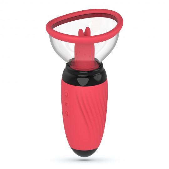 ПЕРЕЗАРЯЖАЕМЫЙ СТИМУЛЯТОР ВУЛЬВЫ CRUSHIOUS SCARLET PUMP