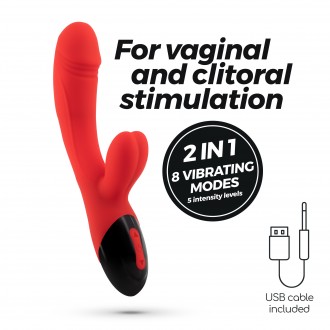 DARE DONG VIBRADOR CONEJO RECARGABLE CRUSHIOUS