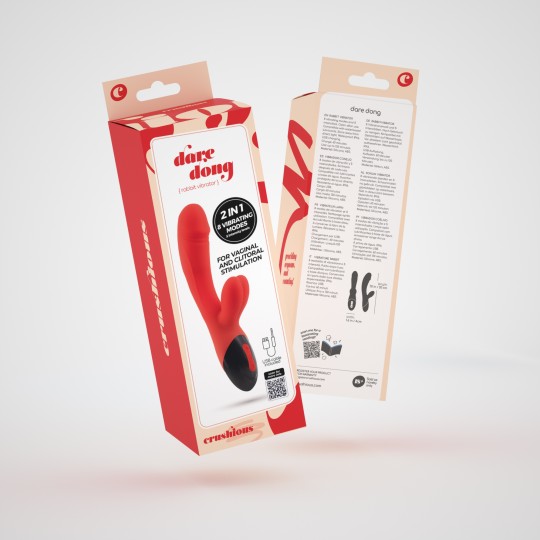 CRUSHIOUS DARE DONG RECHARGEABLE RABBIT VIBRATOR