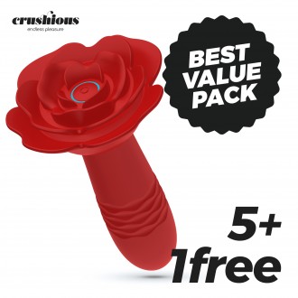 5 + 1 FREE CRUSHIOUS ROMEO THRUSTING ANAL PLUG WITH REMOTE CONTROL