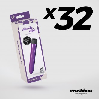 PACK DE 32 VIBRADOR CLASSIC VIBE CRUSHIOUS MORADO