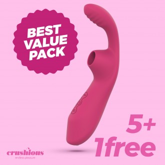 5 + 1 FREE CRUSHIOUS CYRANO CLITORAL RECARGEABLE STIMULATOR