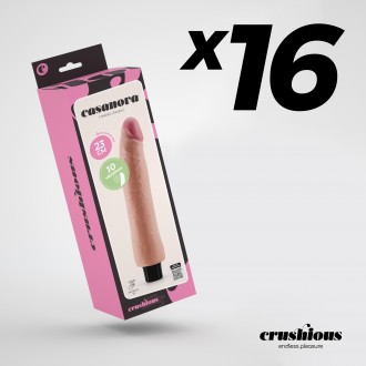 PACK OF 16 CRUSHIOUS CASANOVA REALISTIC VIBRATOR