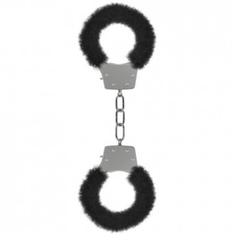 PLEASURE FURRY HANDCUFFS BLACK