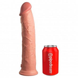 11" DUAL DENSITY SILICONE COCK