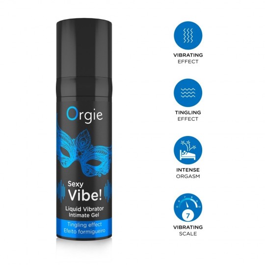 GEL MIT VIBRATION LIQUID VIBRATOR 15ML ORGIE