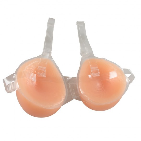 SILICONE BREASTS WITH STRAPS