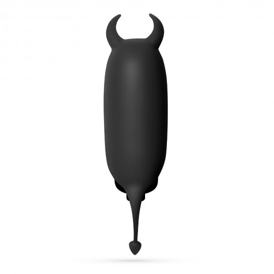 O-PET DIABLE AVEC VIBROMASSEUR BULLET À 10 VIBRATIONS NOIR CRUSHIOUS