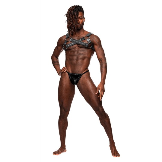 VIRGO - РЕМНИ ИЗ ИСКУССТВЕННОЙ КОЖИ ЧЕРНОГО ЦВЕТА