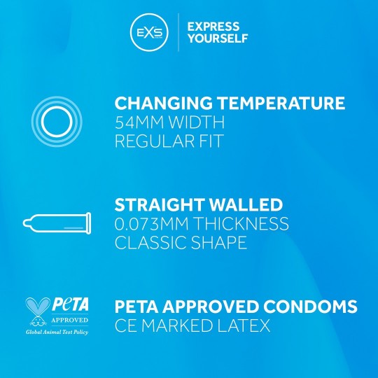 EXS WARMING - CONDOMS - 12 PIECES