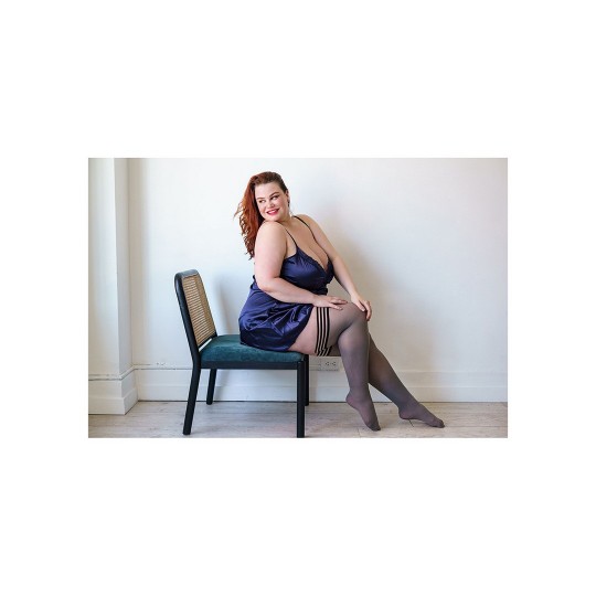 BAS À JARRETELLES SIERRA GRIS KIX'IES