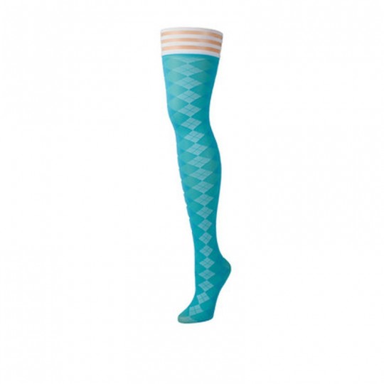 KIX'IES PAR 4 STOCKINGS BLUE