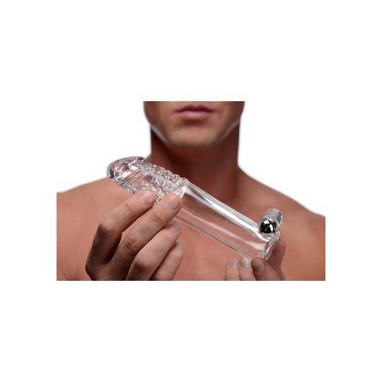 CLEAR SENSATIONS - VIBRATING PENIS SLEEVE WITH BULLET
