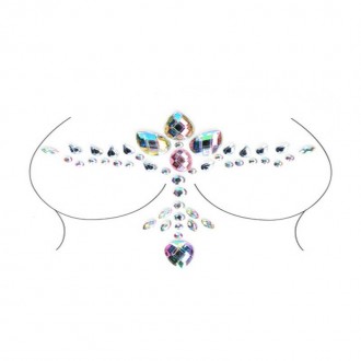 DAZZLING CLEAVAGE BLING STICKER