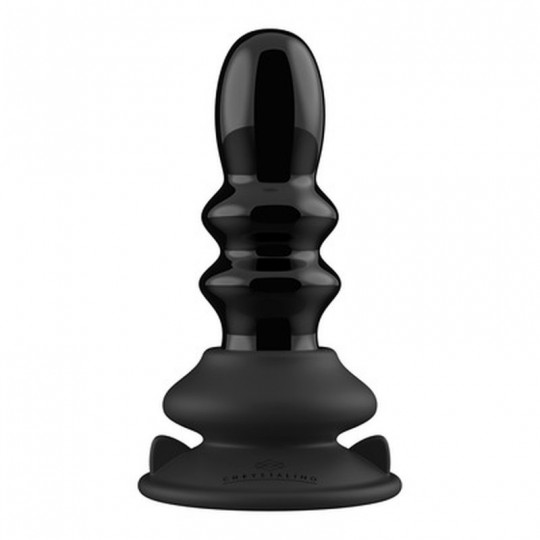 RIBBLY - GLASS RIBBLE VIBRATOR WITH SUCTION CUP