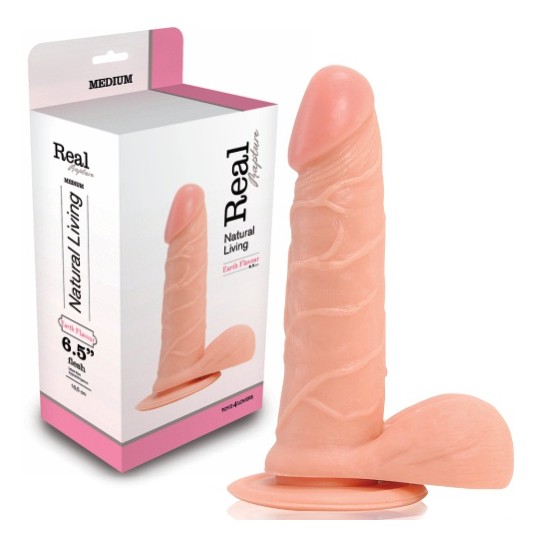 REAL RAPTURE EARTH FLAVOUR REALISTIC DILDO 6.5'' WHITE