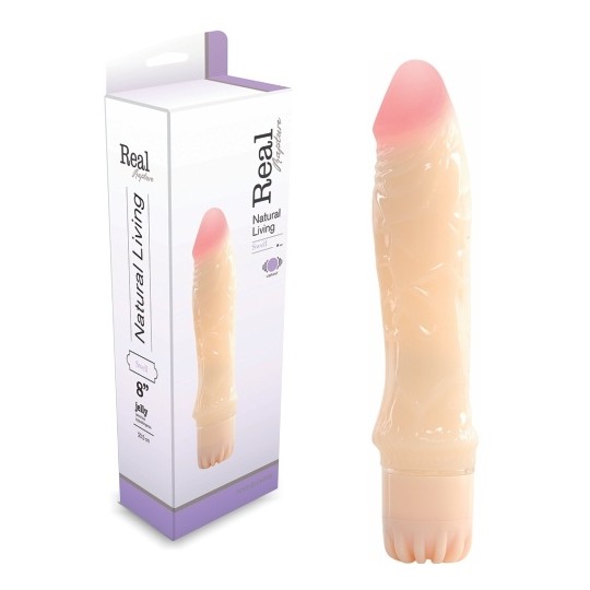 VIBRADOR JELLY REAL RAPTURE SWELL 8&#039;&#039;