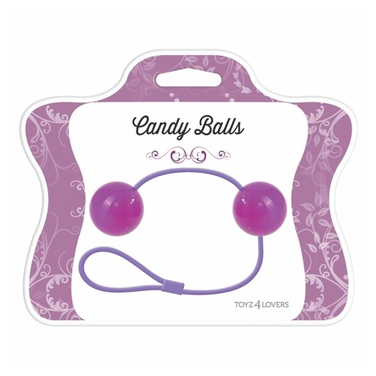 CANDY BALLS VAGINAL BALLS PURPLE