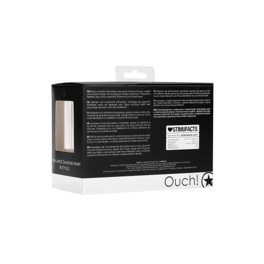 ЗАТЫЧКА ДЛЯ ПОПЫ DIAMOND HEART - EXTRA LARGE