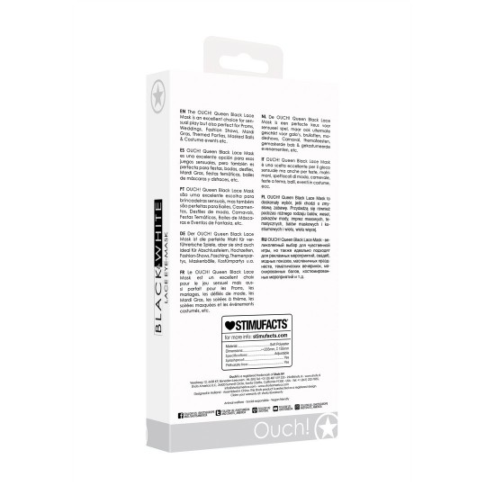 OUCH! QUEEN LACE EYE MASK
