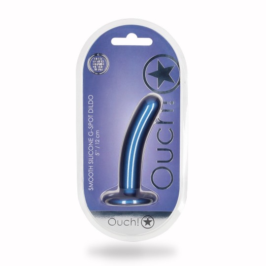 SMOOTH SILICONE G-SPOT DILDO - 5'' / 12 CM