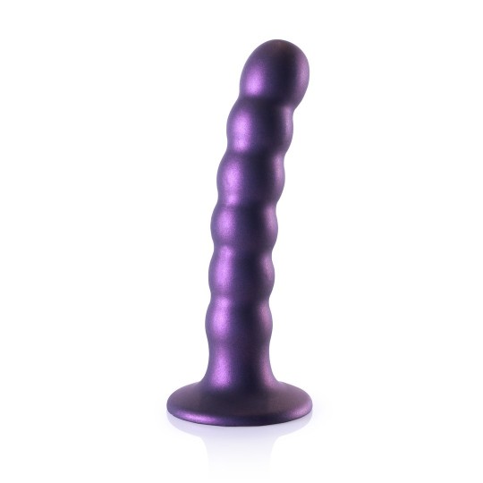 BEADED SILICONE G-SPOT DILDO - 5\'\' / 13 CM