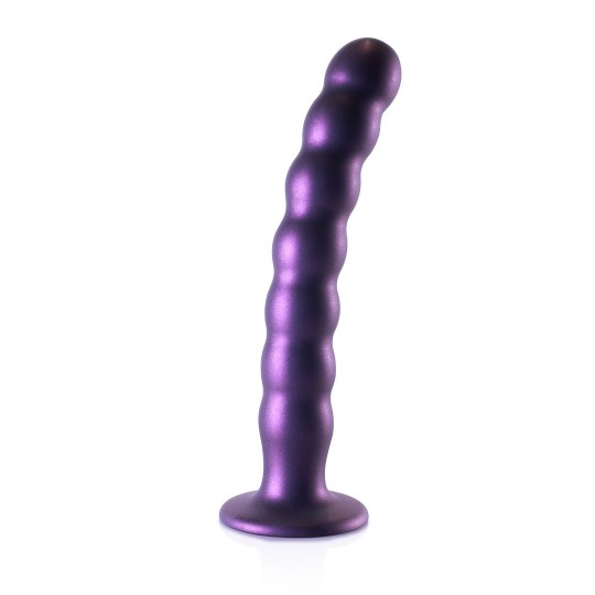 BEADED SILICONE G-SPOT DILDO - 8&#039; / 20,5 CM